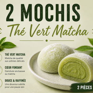 2 Mochis Thé vert Matcha